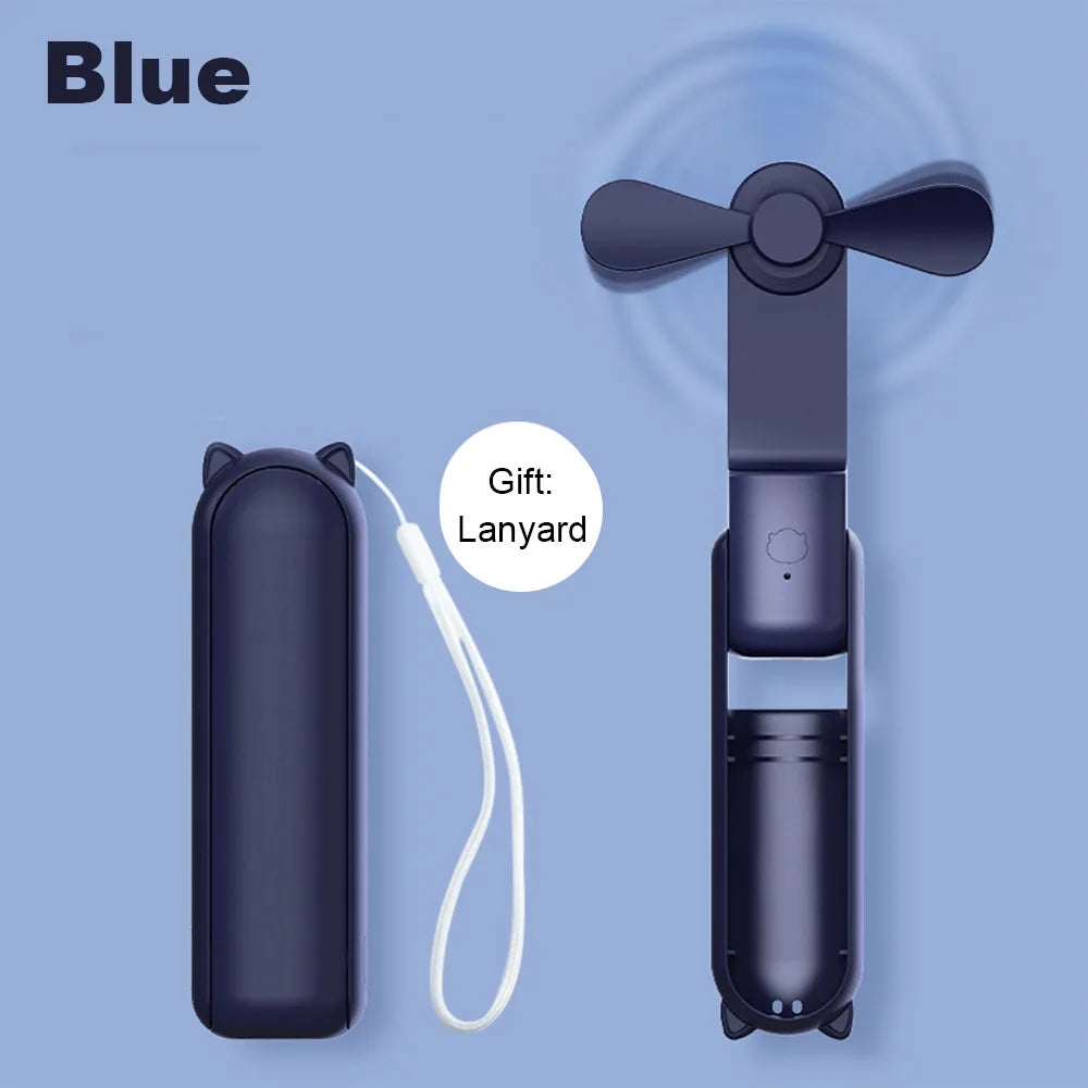 Portable Fan 2000mAh USB Rechargeable