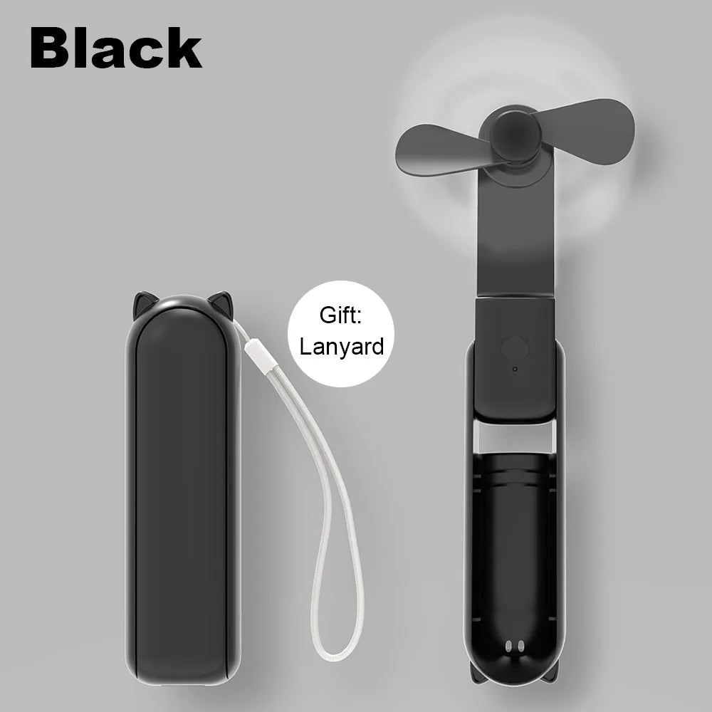 Portable Fan 2000mAh USB Rechargeable